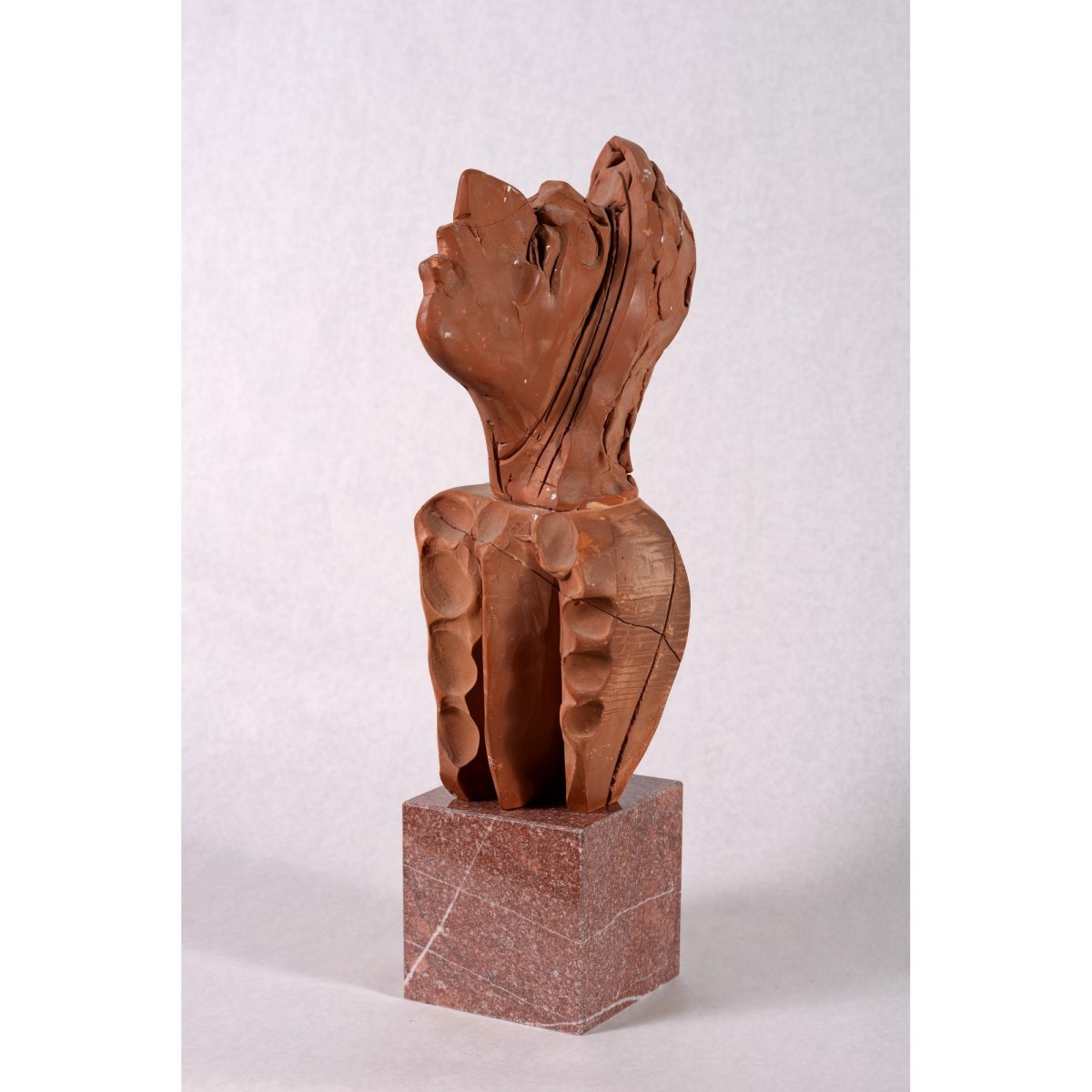 Autoportret – sculptură în lut ars, artist Liviu Bumbu – Liviu Bumbu – O Galerie de Artă