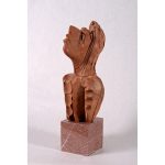 Autoportret – sculptură în lut ars, artist Liviu Bumbu – Liviu Bumbu – O Galerie de Artă