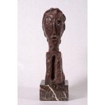 Portret de femeie – sculptură în lut ars, artist Liviu Bumbu – Liviu Bumbu – O Galerie de Artă