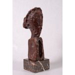 Portret de femeie – sculptură în lut ars, artist Liviu Bumbu – Liviu Bumbu – O Galerie de Artă