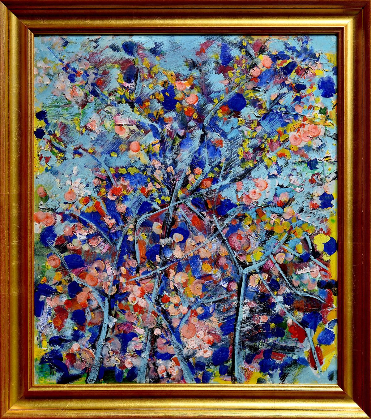 Azur – pictură în ulei, artistă Cristina Marian – Cristina Marian – O Galerie de Artă