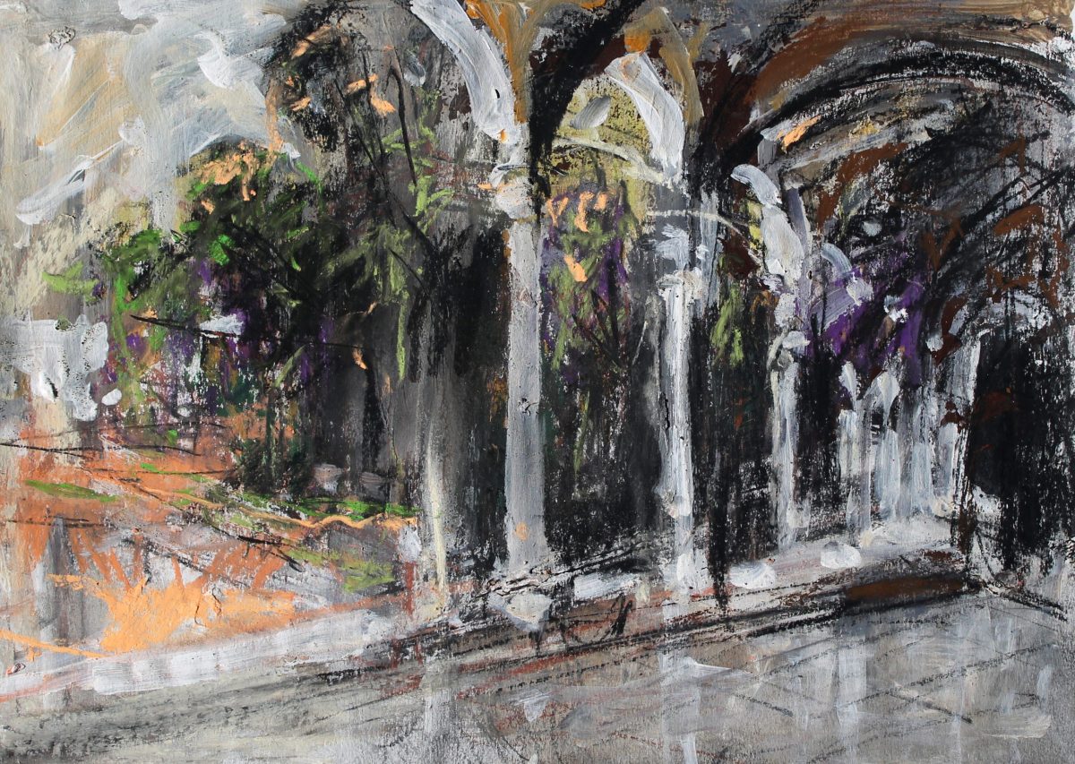 Atrium 1 – tehnică mixtă, artist Cristian Porumb – Cristian Porumb – O Galerie de Artă