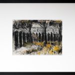 Contemplatie în gradina lui Dioclețian 10 – tehnică mixtă, artist Cristian Porumb – Cristian Porumb – O Galerie de Artă