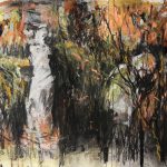 Contemplatie în gradina lui Dioclețian 2 – tehnică mixtă, artist Cristian Porumb – Cristian Porumb – O Galerie de Artă