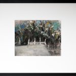 Contemplatie în gradina lui Dioclețian 4 – tehnică mixtă, artist Cristian Porumb – Cristian Porumb – O Galerie de Artă