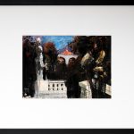 Contemplatie în gradina lui Dioclețian 7 – tehnică mixtă, artist Cristian Porumb – Cristian Porumb – O Galerie de Artă