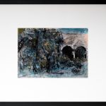 Contemplatie în gradina lui Dioclețian 8 – tehnică mixtă, artist Cristian Porumb – Cristian Porumb – O Galerie de Artă