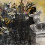 Contemplatie în gradina lui Dioclețian 9 – tehnică mixtă, artist Cristian Porumb – Cristian Porumb – O Galerie de Artă