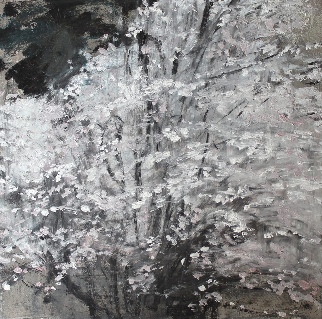 Copac înflorit 11 – pictură în ulei, artist Cristian Porumb – Cristian Porumb – O Galerie de Artă