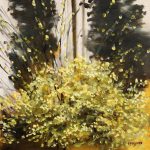 Copac înflorit 6 – pictură în ulei, artist Cristian Porumb – Cristian Porumb – O Galerie de Artă