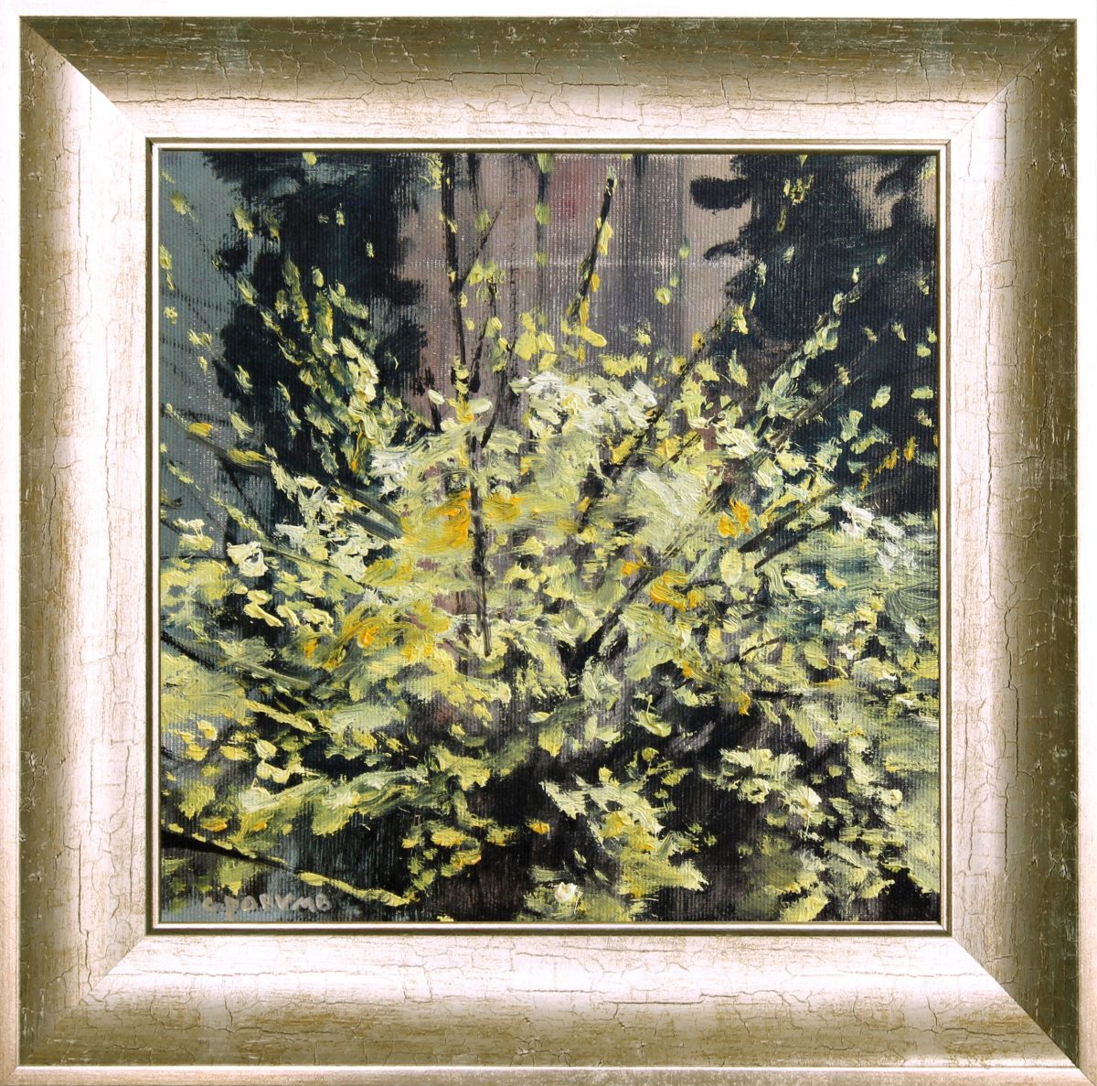 Copac înflorit 9 – pictură în ulei, artist Cristian Porumb – Cristian Porumb – O Galerie de Artă
