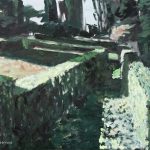 Dimineața în grădină 3 – pictură în ulei, artist Cristian Porumb – Cristian Porumb – O Galerie de Artă