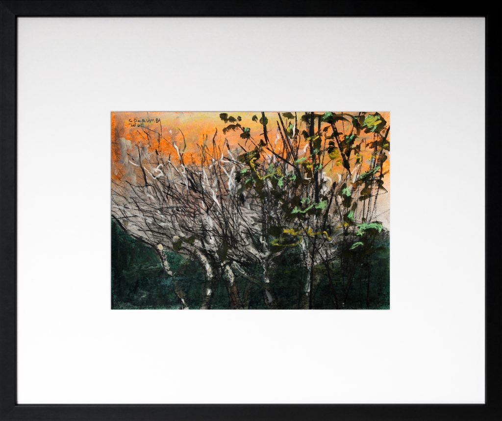Germinatie 1 – tehnică mixtă, artist Cristian Porumb – Cristian Porumb – O Galerie de Artă