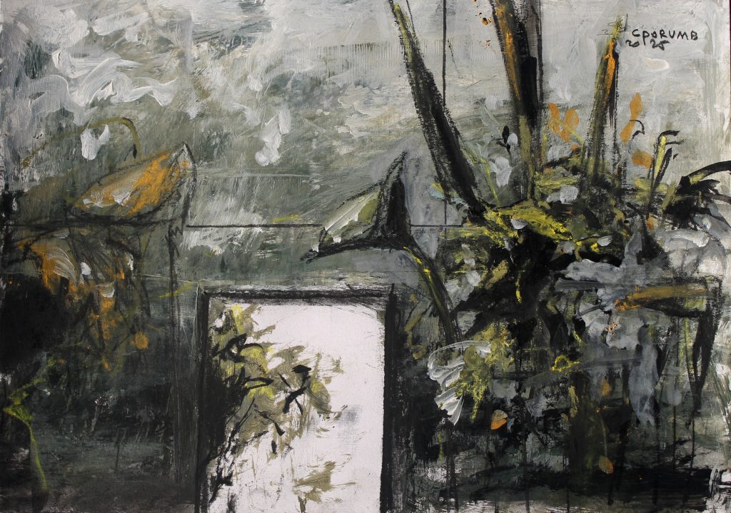 Germinatie 2 – tehnică mixtă, artist Cristian Porumb – Cristian Porumb – O Galerie de Artă