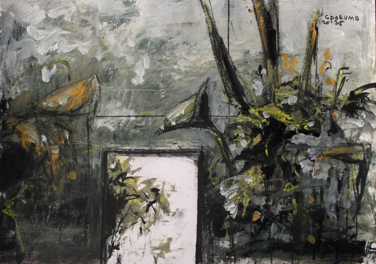 Germinatie 2 – tehnică mixtă, artist Cristian Porumb – Cristian Porumb – O Galerie de Artă