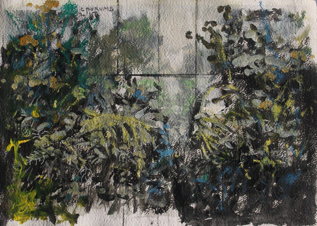 Germinatie 5 – tehnică mixtă, artist Cristian Porumb – Cristian Porumb – O Galerie de Artă