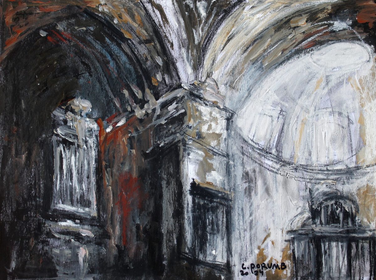 Lumină din interior 1 – tehnică mixtă, artist Cristian Porumb – Cristian Porumb – O Galerie de Artă