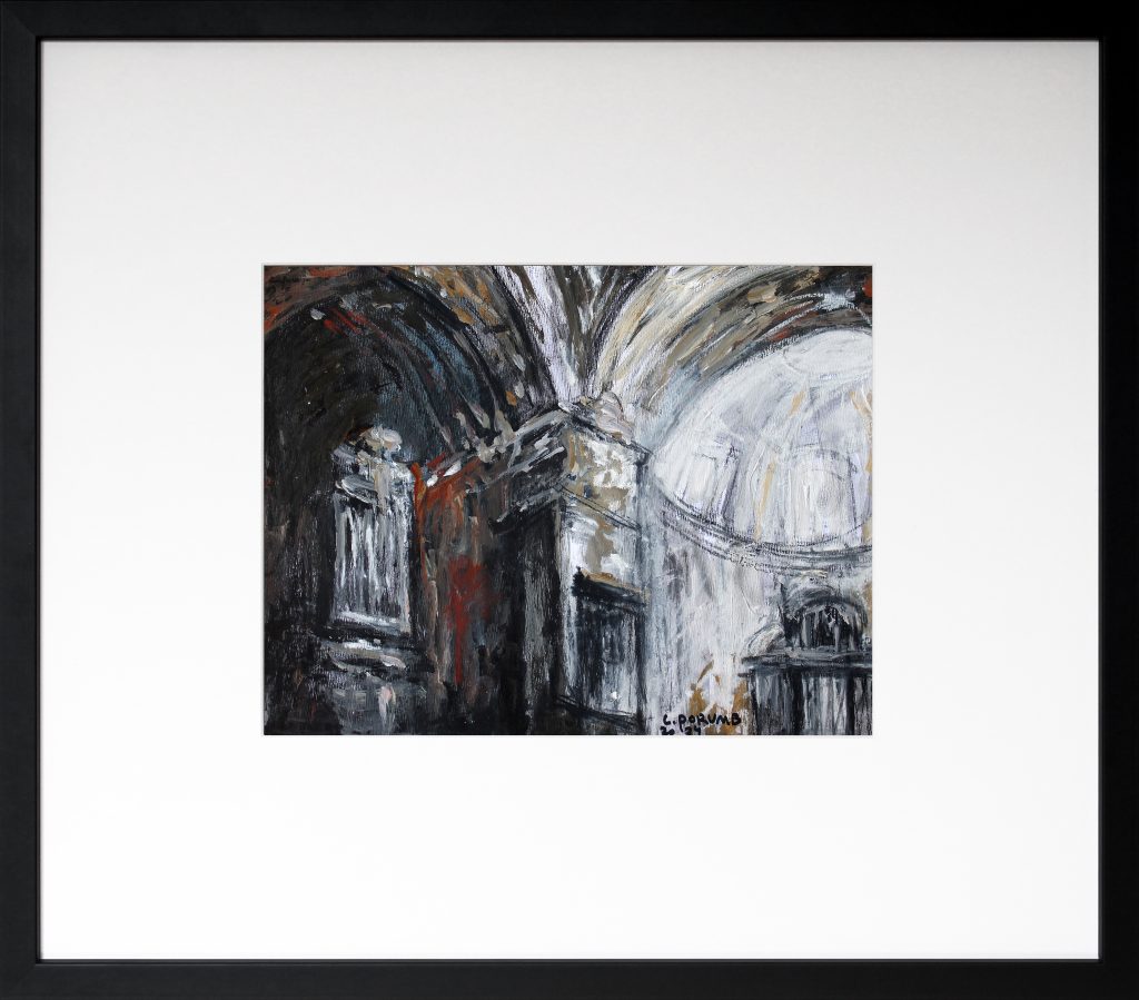 Lumină din interior 1 – tehnică mixtă, artist Cristian Porumb – Cristian Porumb – O Galerie de Artă