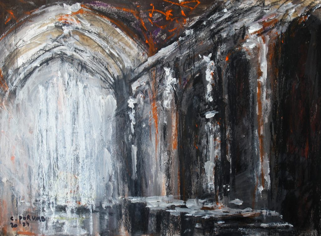 Lumină din interior 2 – tehnică mixtă, artist Cristian Porumb – Cristian Porumb – O Galerie de Artă