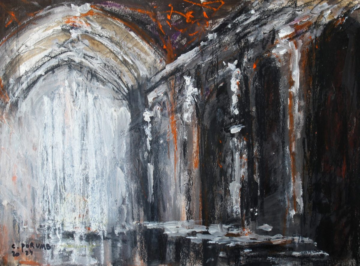 Lumină din interior 2 – tehnică mixtă, artist Cristian Porumb – Cristian Porumb – O Galerie de Artă