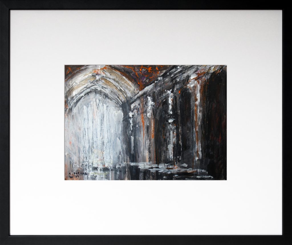 Lumină din interior 2 – tehnică mixtă, artist Cristian Porumb – Cristian Porumb – O Galerie de Artă