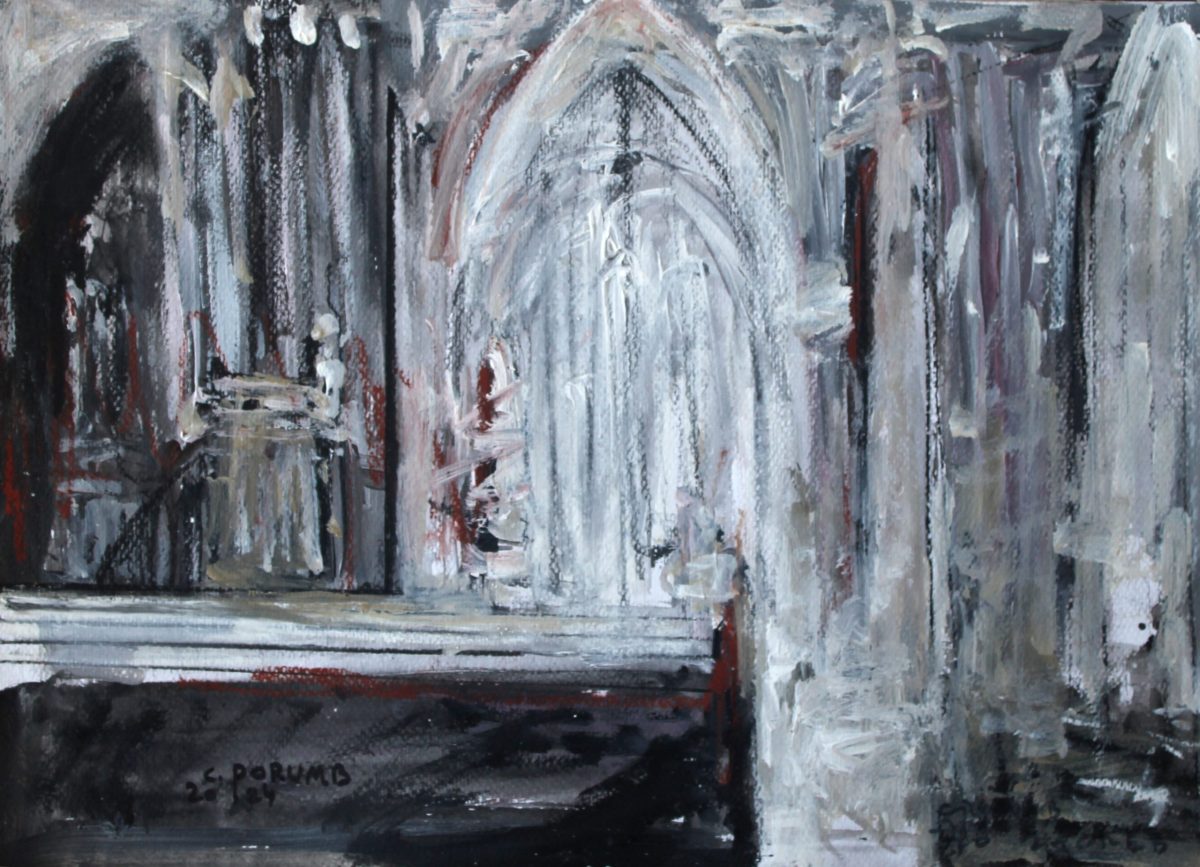 Lumină din interior 3 – tehnică mixtă, artist Cristian Porumb – Cristian Porumb – O Galerie de Artă