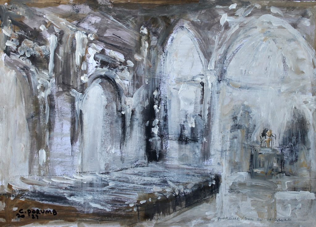 Lumină din interior 4 – tehnică mixtă, artist Cristian Porumb – Cristian Porumb – O Galerie de Artă