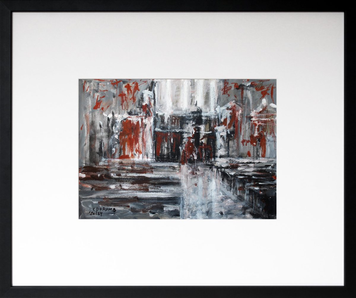 Lumină din interior 5 – tehnică mixtă, artist Cristian Porumb – Cristian Porumb – O Galerie de Artă