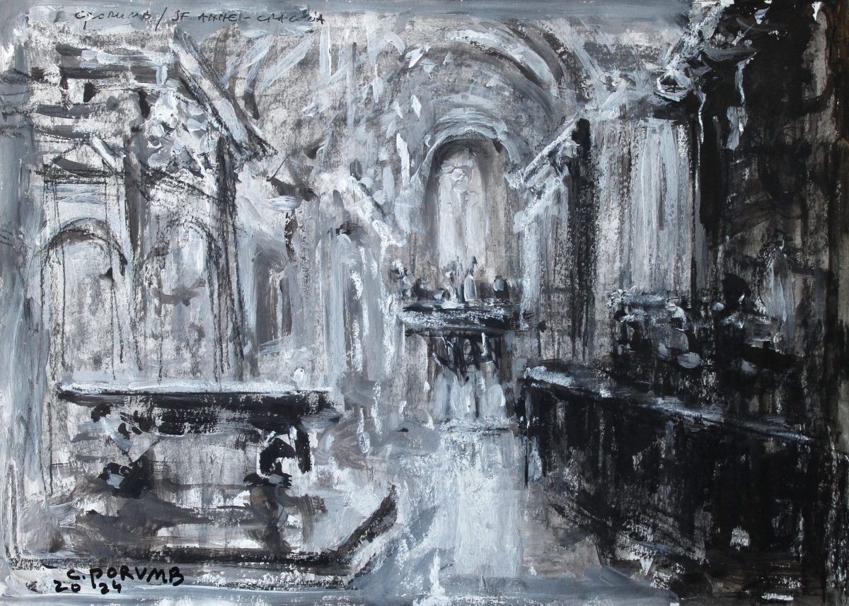 Lumină din interior 6 – tehnică mixtă, artist Cristian Porumb – Cristian Porumb – O Galerie de Artă