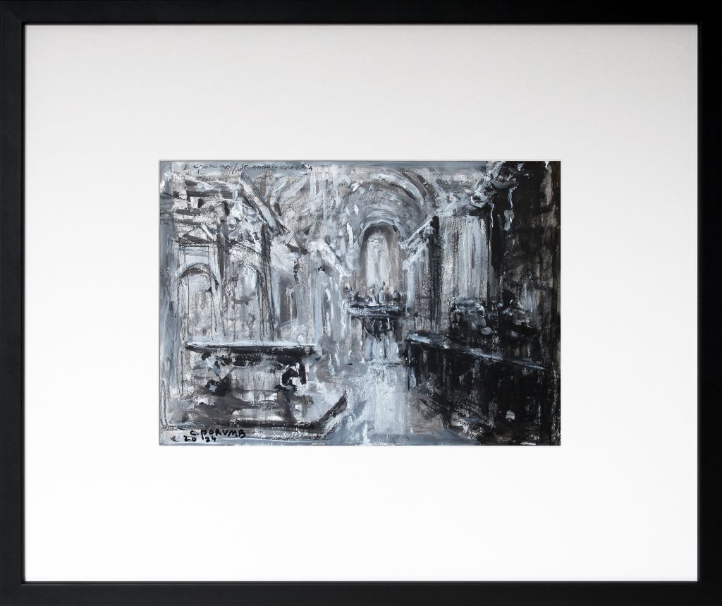 Lumină din interior 6 – tehnică mixtă, artist Cristian Porumb – Cristian Porumb – O Galerie de Artă