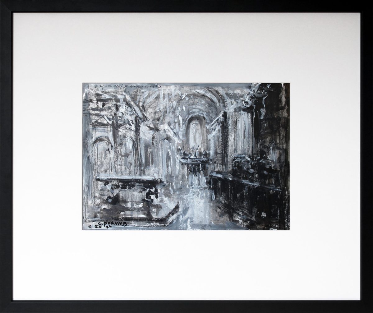 Lumină din interior 6 – tehnică mixtă, artist Cristian Porumb – Cristian Porumb – O Galerie de Artă