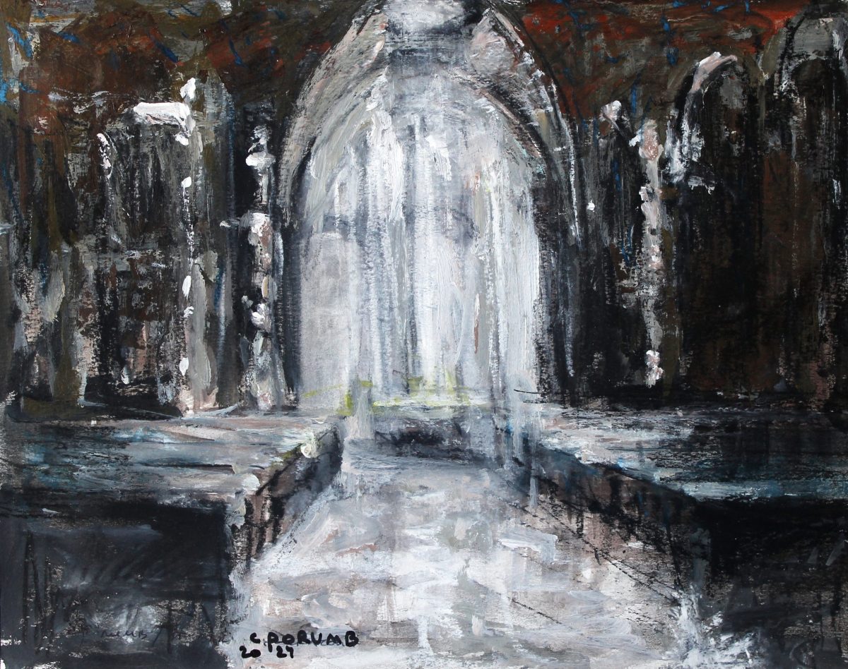 Lumină din interior 7 – tehnică mixtă, artist Cristian Porumb – Cristian Porumb – O Galerie de Artă