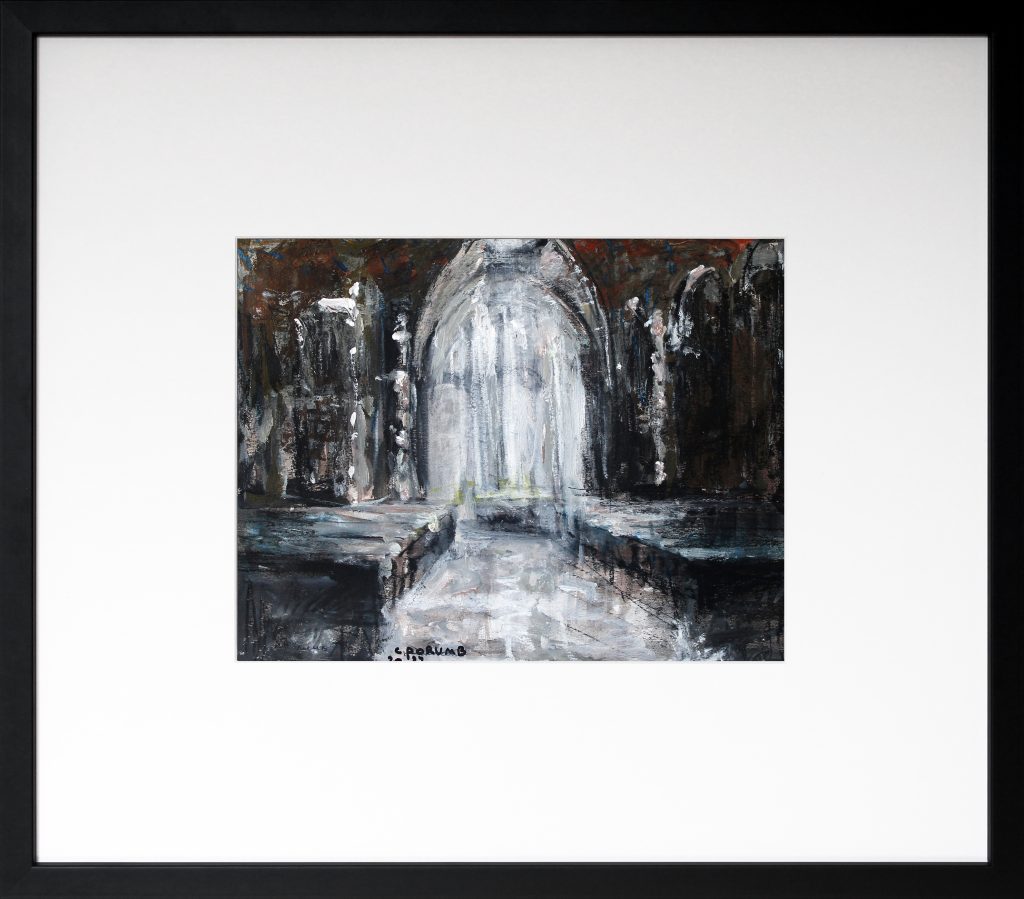 Lumină din interior 7 – tehnică mixtă, artist Cristian Porumb – Cristian Porumb – O Galerie de Artă