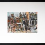 Palatul dogilor 2 – tehnică mixtă, artist Cristian Porumb – Cristian Porumb – O Galerie de Artă