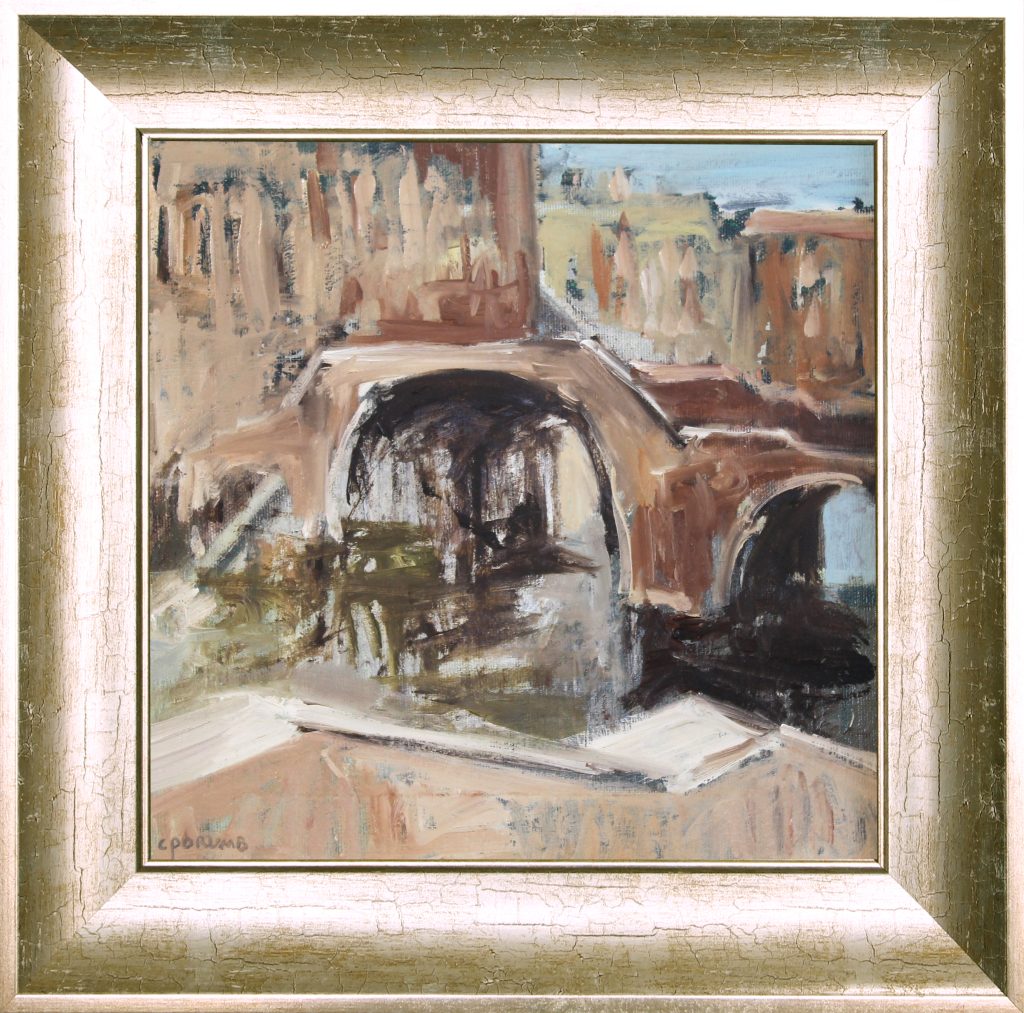 Peisaj venețian 1 – pictură în ulei, artist Cristian Porumb – Cristian Porumb – O Galerie de Artă