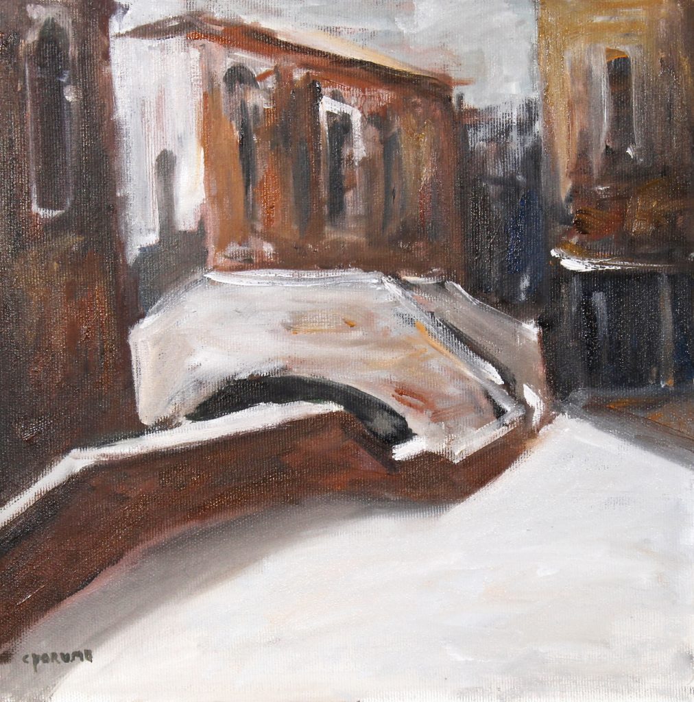 Peisaj venețian 10 – pictură în ulei, artist Cristian Porumb – Cristian Porumb – O Galerie de Artă