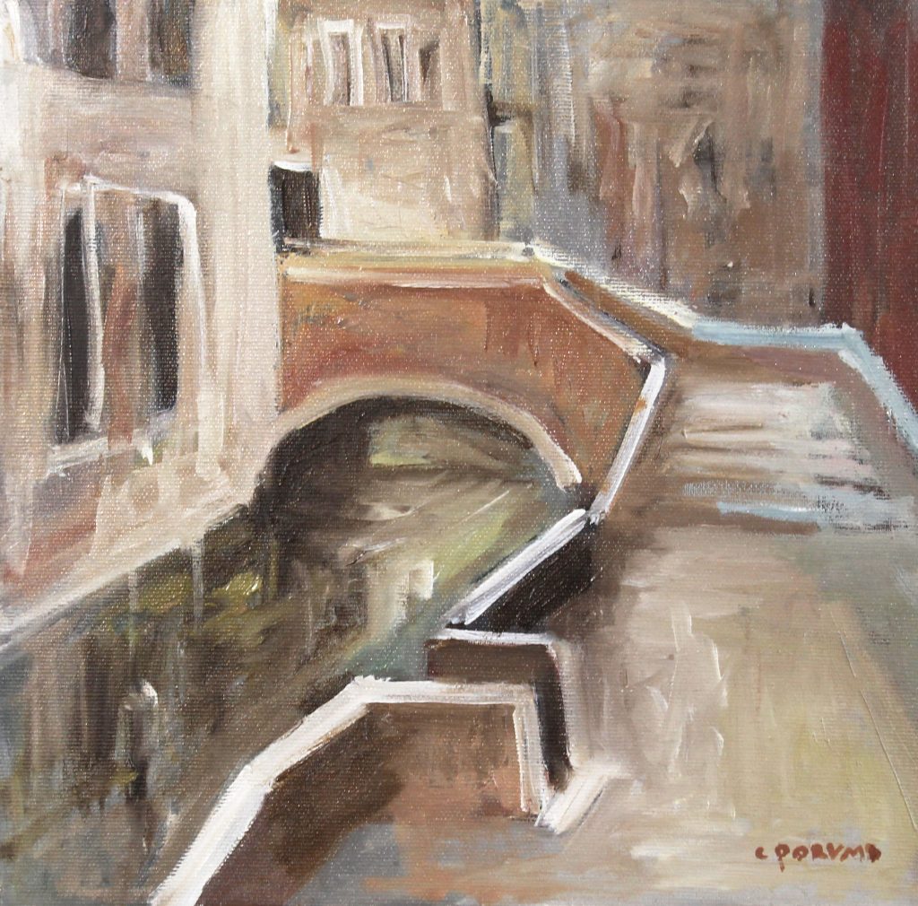 Peisaj venețian 11 – pictură în ulei, artist Cristian Porumb – Cristian Porumb – O Galerie de Artă