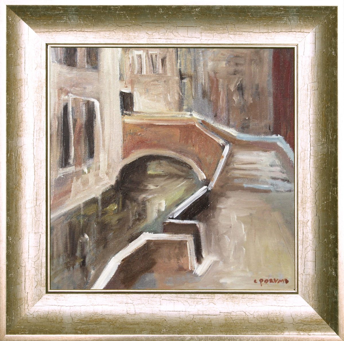 Peisaj venețian 11 – pictură în ulei, artist Cristian Porumb – Cristian Porumb – O Galerie de Artă