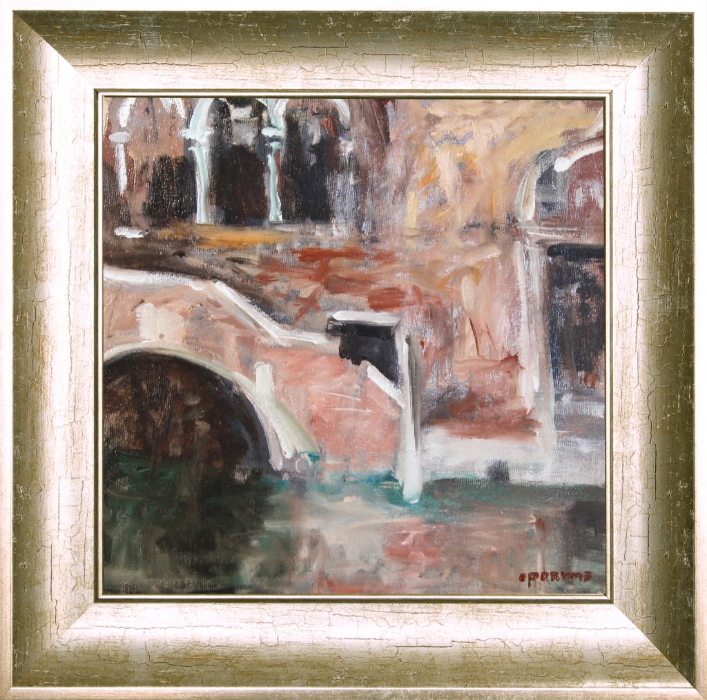 Peisaj venețian 12 – pictură în ulei, artist Cristian Porumb – Cristian Porumb – O Galerie de Artă