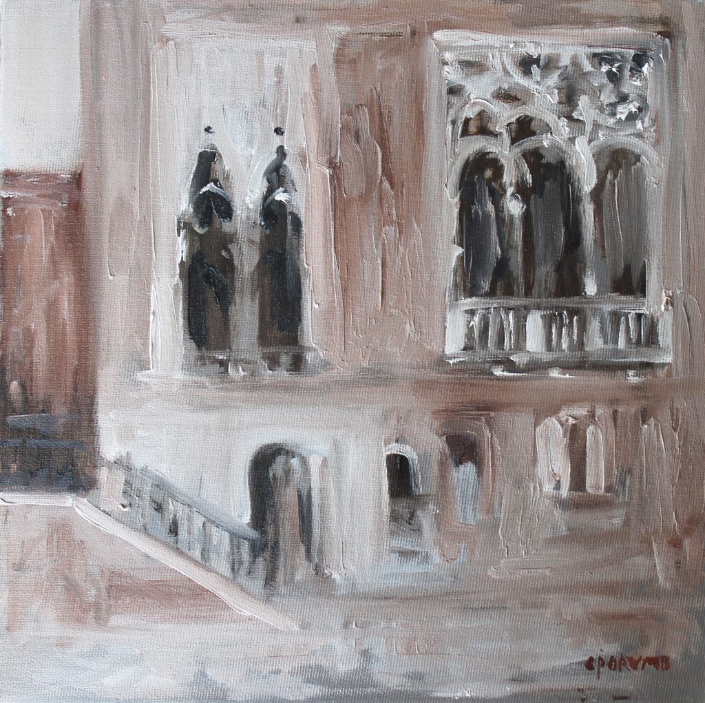 Peisaj venețian 13 – pictură în ulei, artist Cristian Porumb – Cristian Porumb – O Galerie de Artă