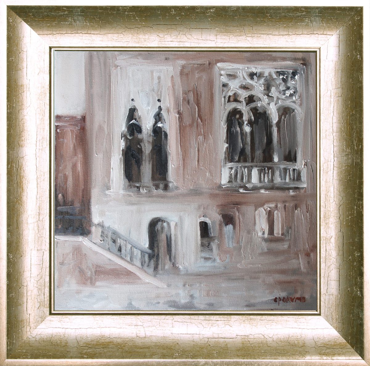 Peisaj venețian 13 – pictură în ulei, artist Cristian Porumb – Cristian Porumb – O Galerie de Artă