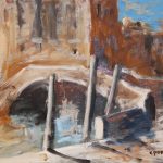 Peisaj venețian 16 – pictură în ulei, artist Cristian Porumb – Cristian Porumb – O Galerie de Artă