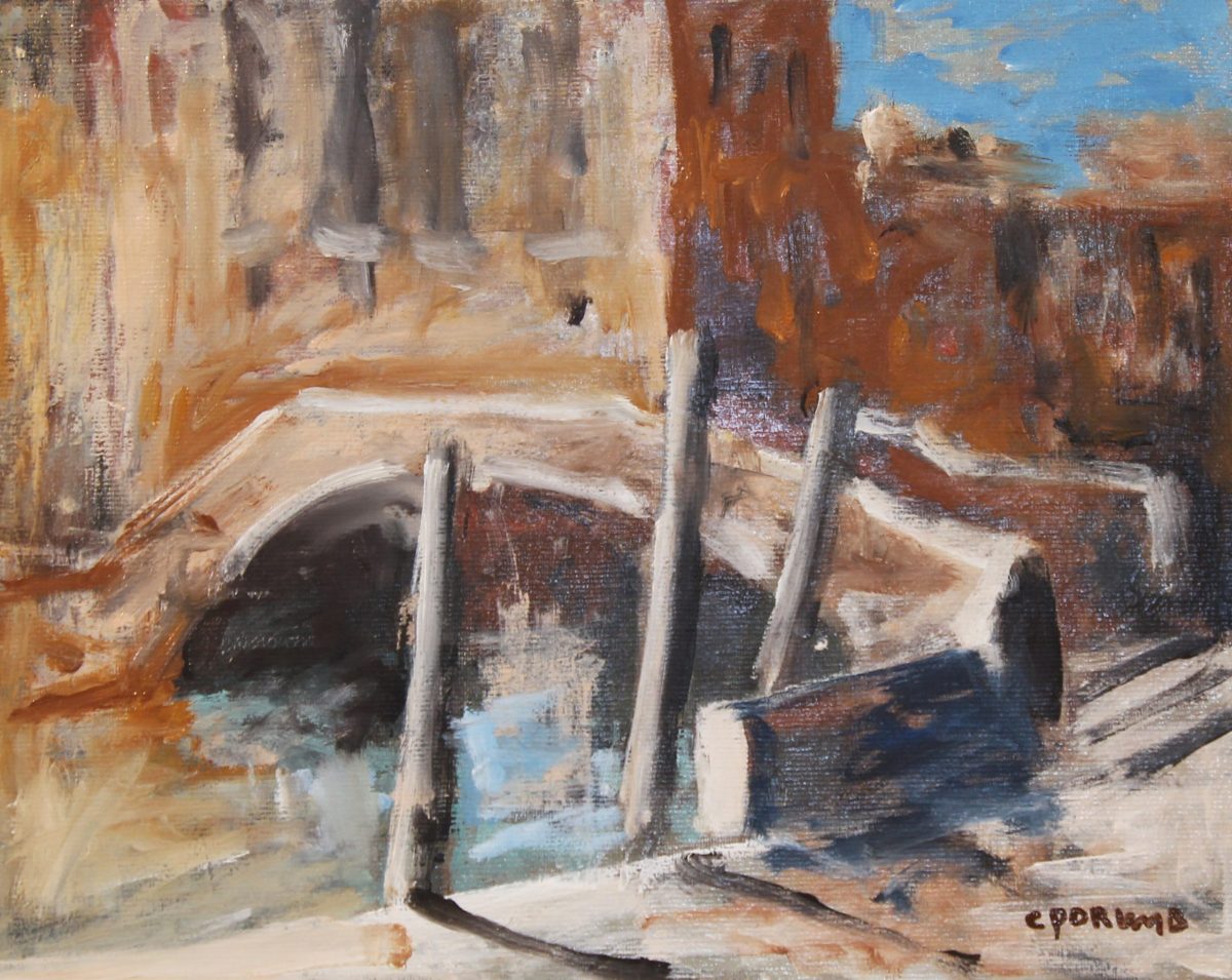 Peisaj venețian 16 – pictură în ulei, artist Cristian Porumb – Cristian Porumb – O Galerie de Artă
