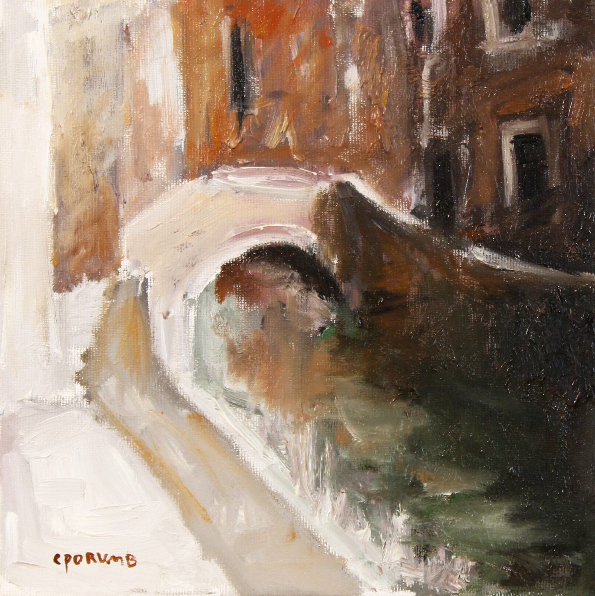 Peisaj venețian 2 – pictură în ulei, artist Cristian Porumb – Cristian Porumb – O Galerie de Artă