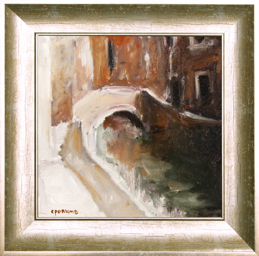 Peisaj venețian 2 – pictură în ulei, artist Cristian Porumb – Cristian Porumb – O Galerie de Artă