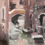 Peisaj venețian 3 – pictură în ulei, artist Cristian Porumb – Cristian Porumb – O Galerie de Artă