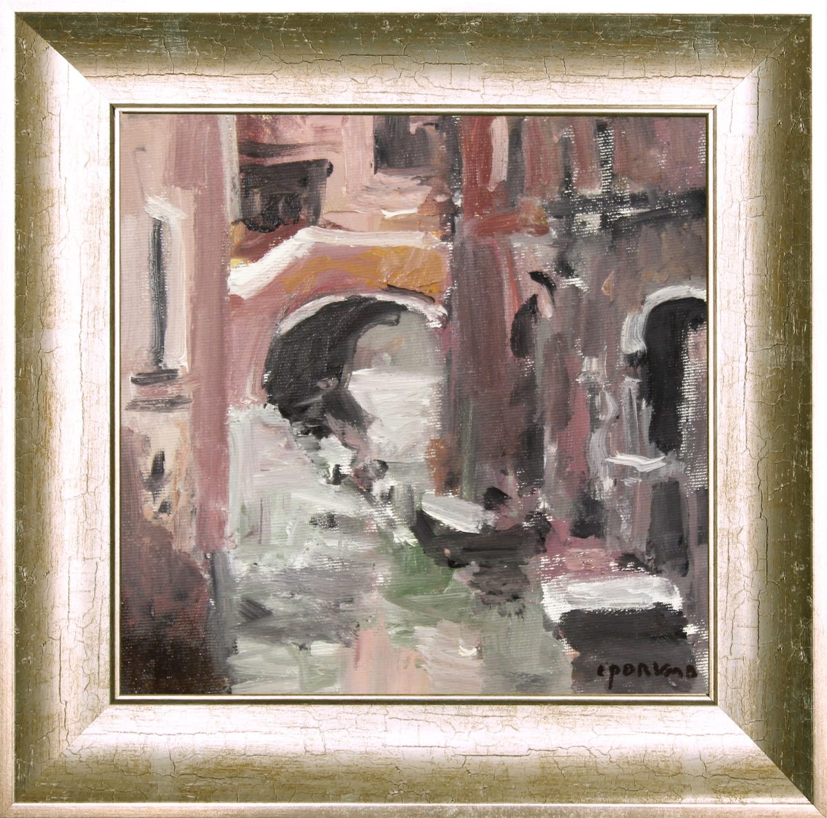 Peisaj venețian 3 – pictură în ulei, artist Cristian Porumb – Cristian Porumb – O Galerie de Artă