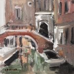 Peisaj venețian 4 – pictură în ulei, artist Cristian Porumb – Cristian Porumb – O Galerie de Artă