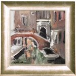 Peisaj venețian 4 – pictură în ulei, artist Cristian Porumb – Cristian Porumb – O Galerie de Artă