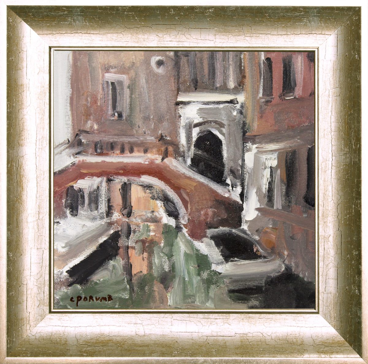 Peisaj venețian 4 – pictură în ulei, artist Cristian Porumb – Cristian Porumb – O Galerie de Artă